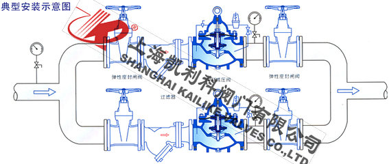 200X減壓閥安裝示意圖